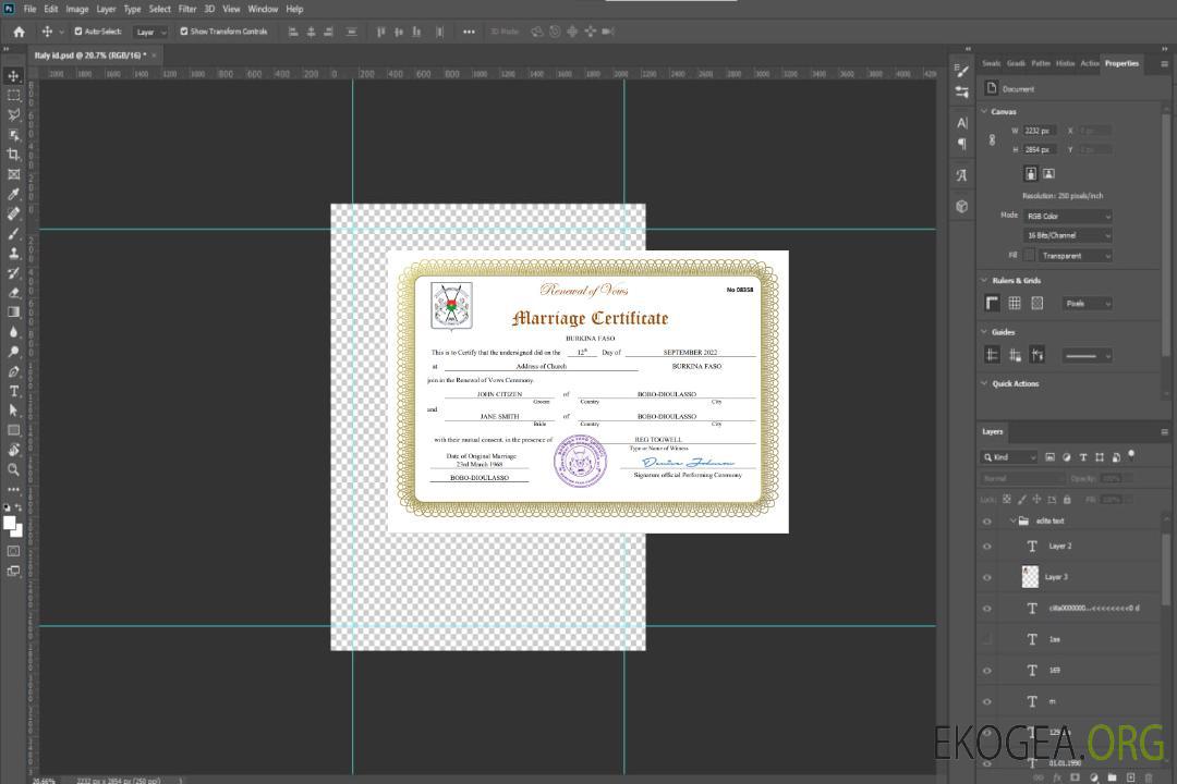 Modèle Word et PDF d'acte de mariage au Burkina Faso template Modèle Word et PDF d'acte de mariage au Burkina Faso template